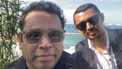 Selfie with AR Rahman at Cannes Festival 2024 Selfie with AR Rahman at Cannes Festival 2024
